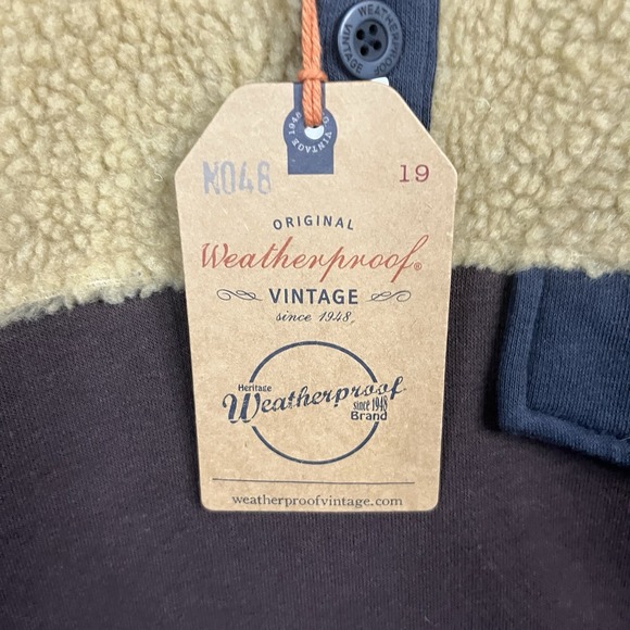 Weatherproof Vintage Mens Knit and Sherpa Pullover XL Outdoors Skiing Hiking - Picture 3 of 10